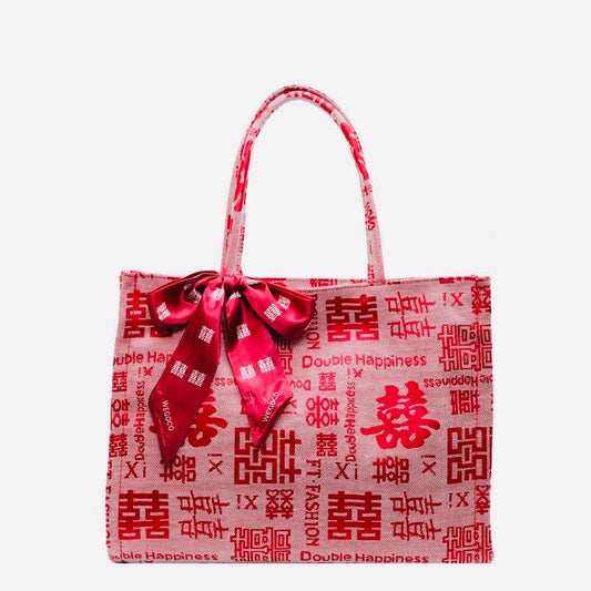 Fashion Embroidery Wedding Bag Women’s Double Happiness